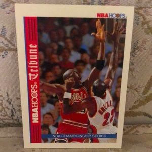NBA hoops micheal Jordan card